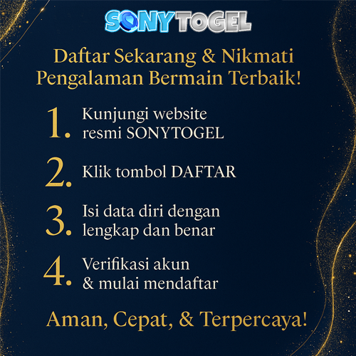DAFTAR AKUN DI SONYTOGEL